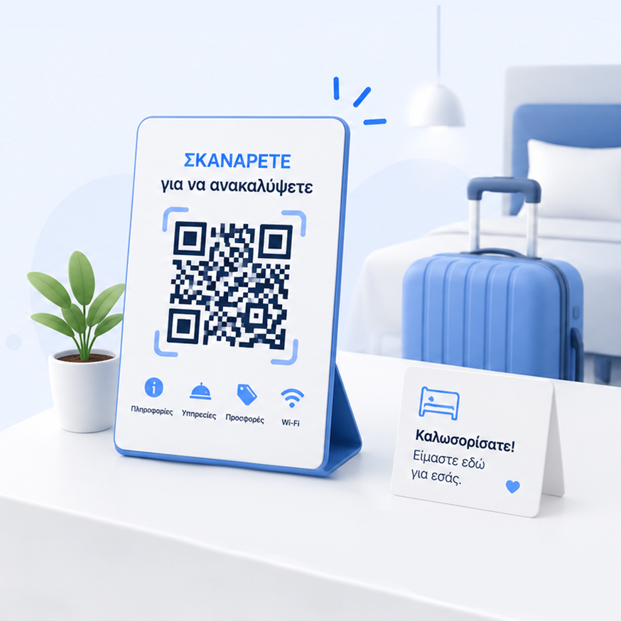Boostify smart box για καταλύματα — QR stand